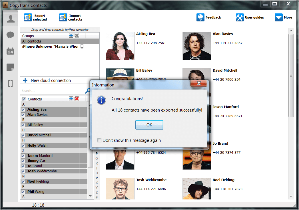 Windows 7 CopyTrans Contacts 2.301 full