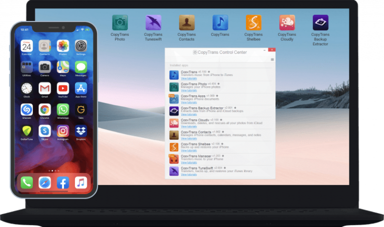 7 Windows apps for your iPhone, iPad & iPod | CopyTrans 7 Pack