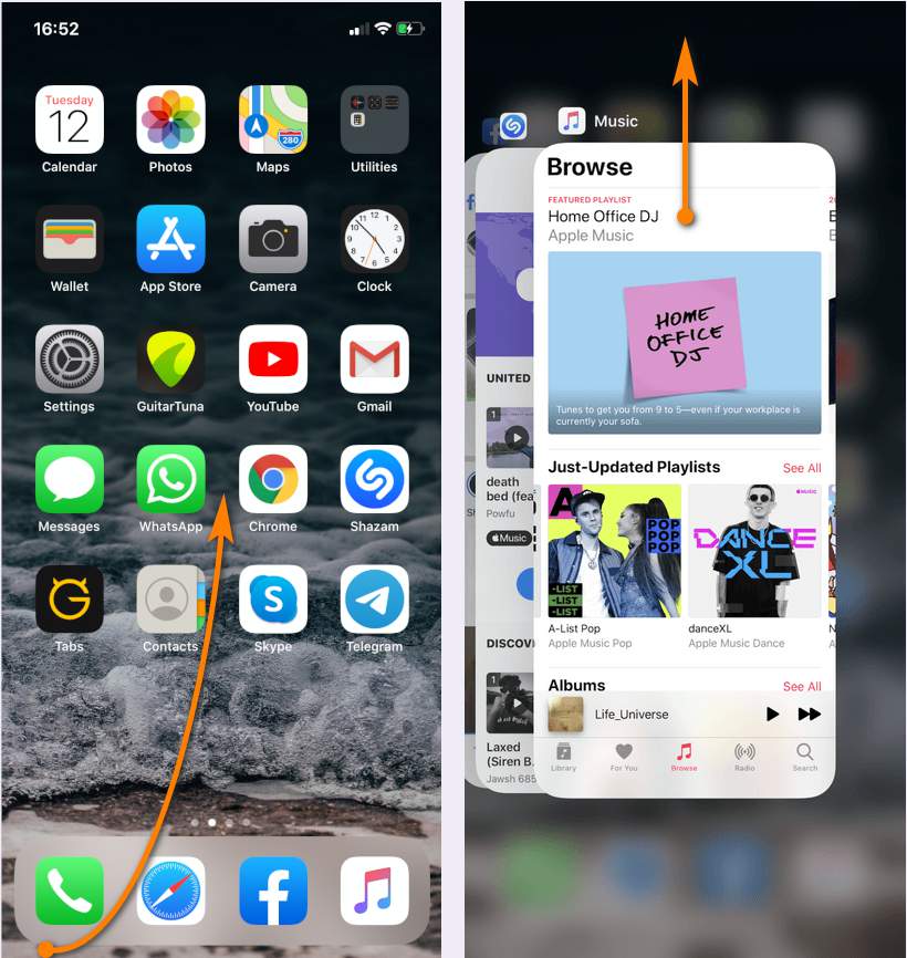 How to turn off apps on the iPhone?