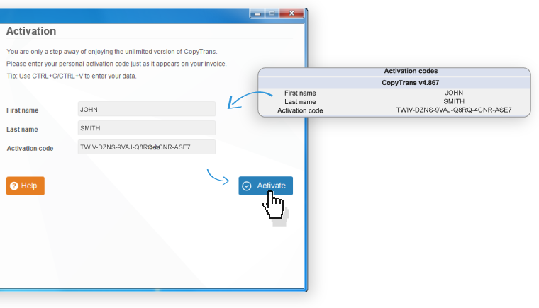 Copytrans Activation Code