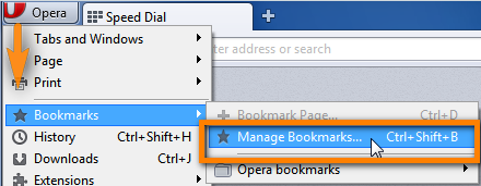 export bookmarks from opera to iphone