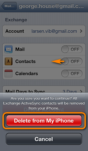 How to copy Gmail contacts to iCloud?