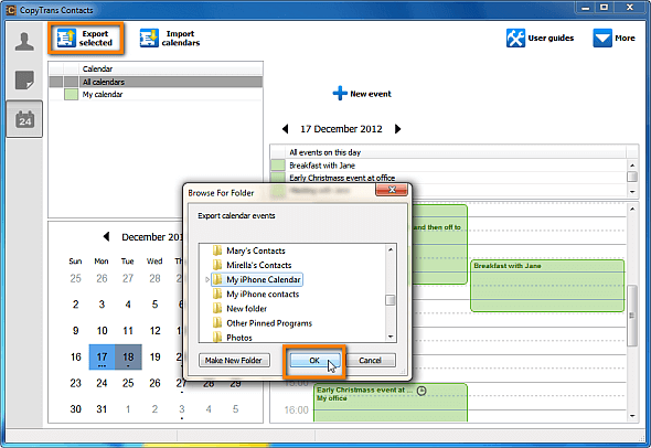 Sync iPhone calendar to Outlook