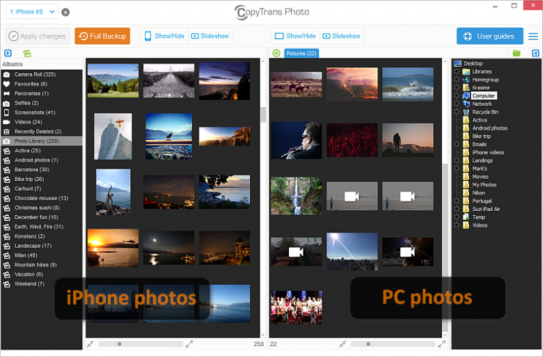 How to sort and organize iPad photos?
