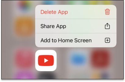 Get app back on a Home Screen