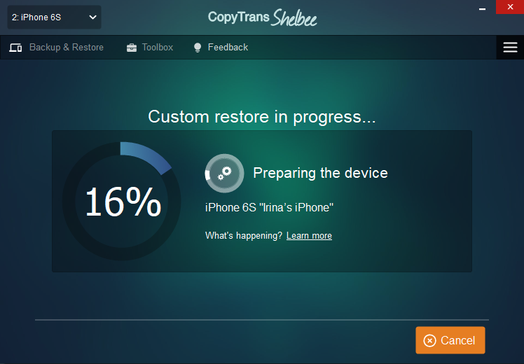 How to download apps without app store Custom restore in progress