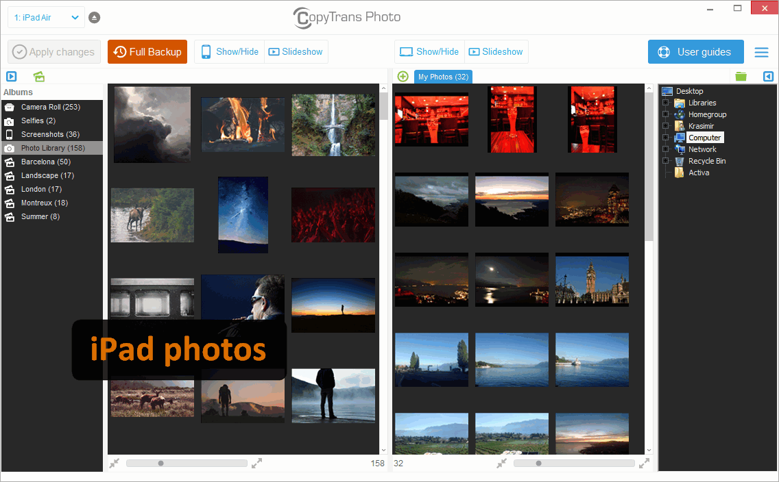How to sort and organize iPad photos?