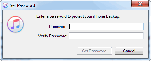 cant turn off encrypt iphone backup