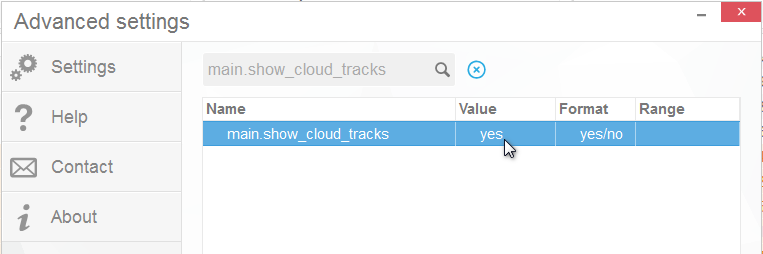 Show cloud music in copytrans manager