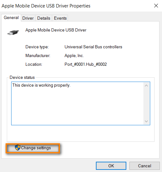 My iPhone, iPod touch, iPad is not recognized or detected as a camera by Windows 10