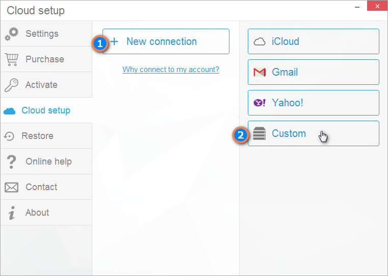 Connect Synology to CopyTrans Contacts