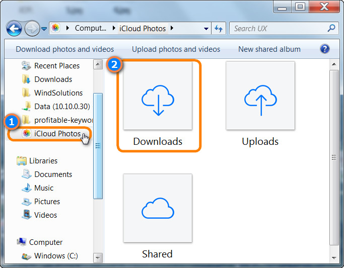 how do you download photos from icloud to pc