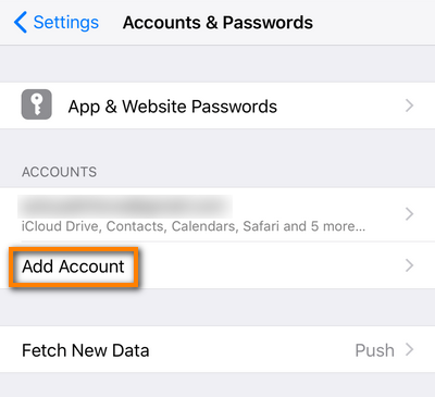 Configure a Gmail or Yahoo account on your iPhone