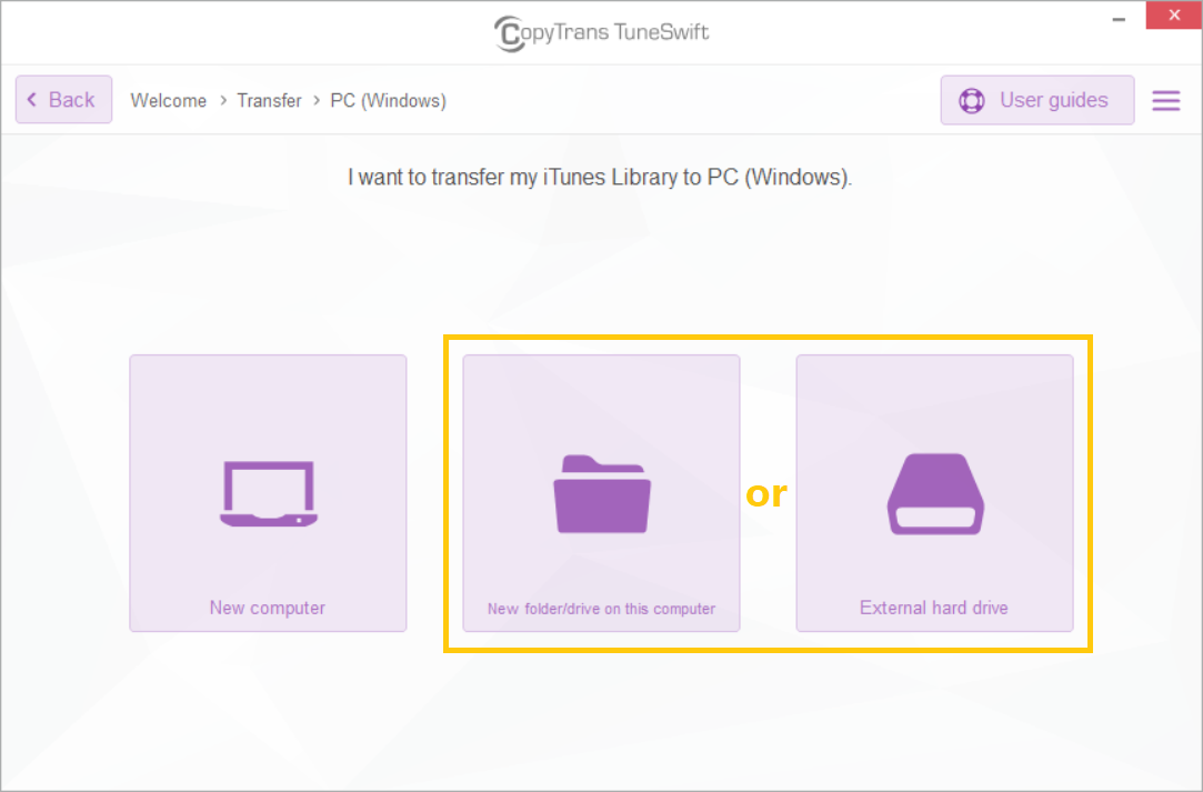 how to download itunes movies to external hard drive