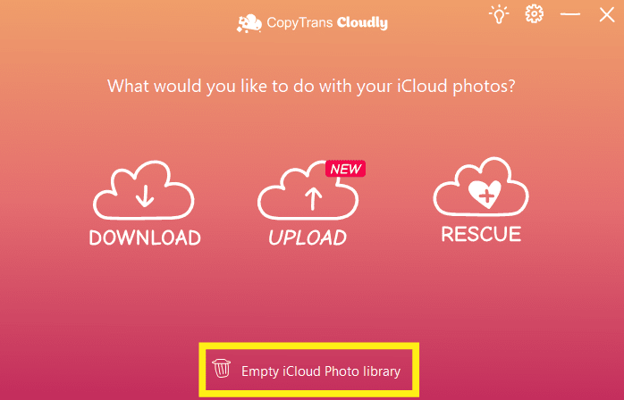 Delete photos from iCloud Photo Library