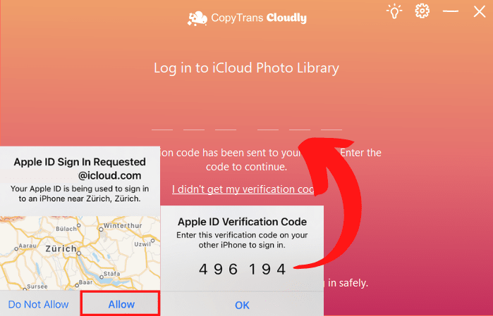 CopyTrans Cloudly iCloud connection