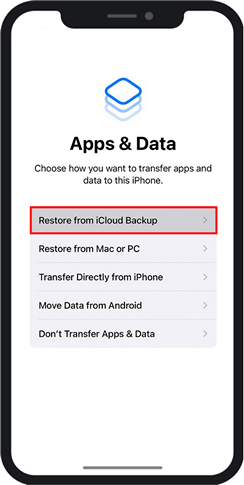 Restore photos from iCloud to iPhone