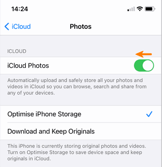 optimize iphone storage on iphone