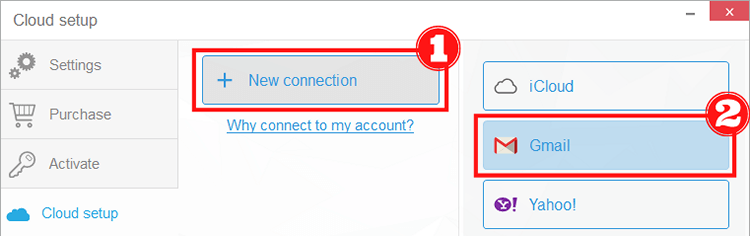 Connect your Gmail account