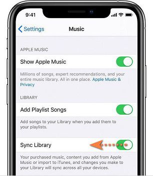 How to turn off iCloud Music Library on iPhone