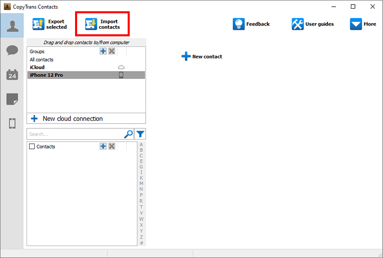 Sync Outlook contacts with iPhone