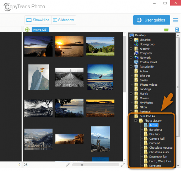 How to transfer photos from iPad to iPad in 2 steps?