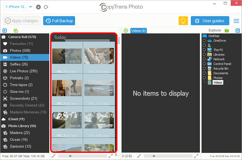 how to get video from iphone to computer