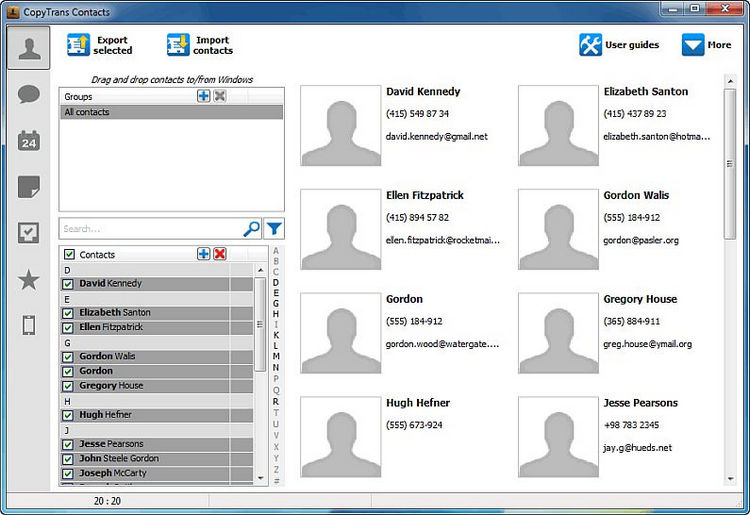 import excel contacts to iphone