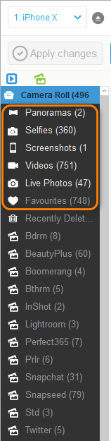 delete photos from native albums