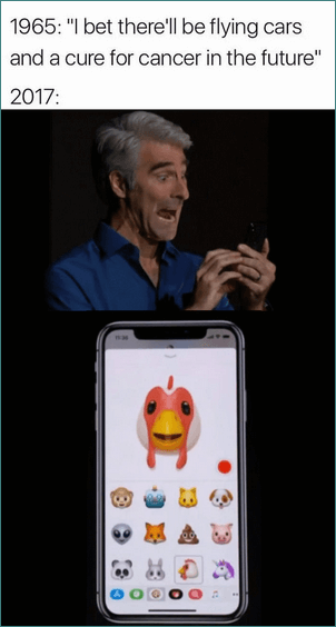 iPhone Animoji and Memoji joke