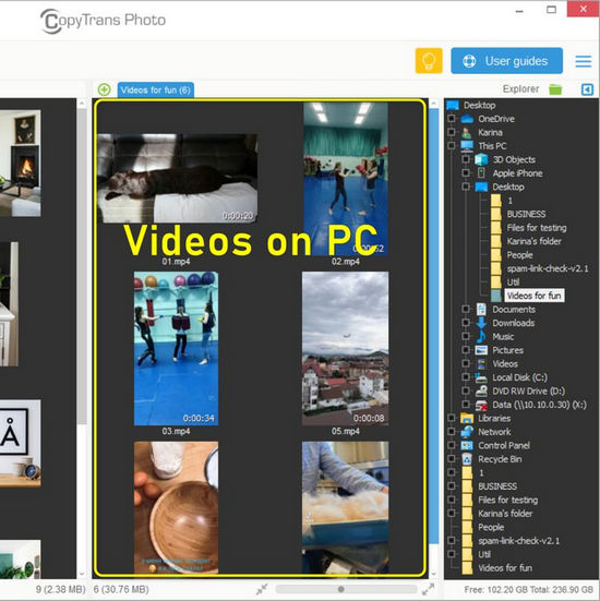 how to download video from pc to phone