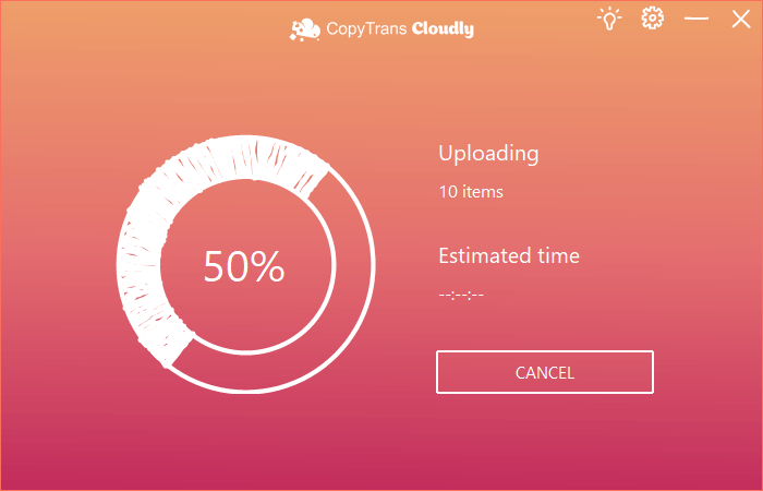 Upload videos to iCloud from PC