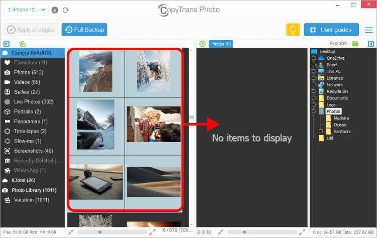 How to print pictures from iPhone