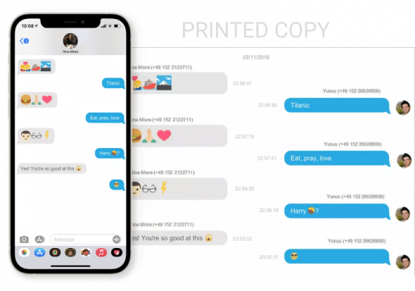 Print Text Messages from iPhone Without Screenshots