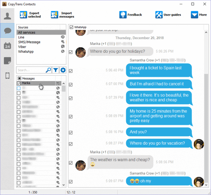 Message, PDF