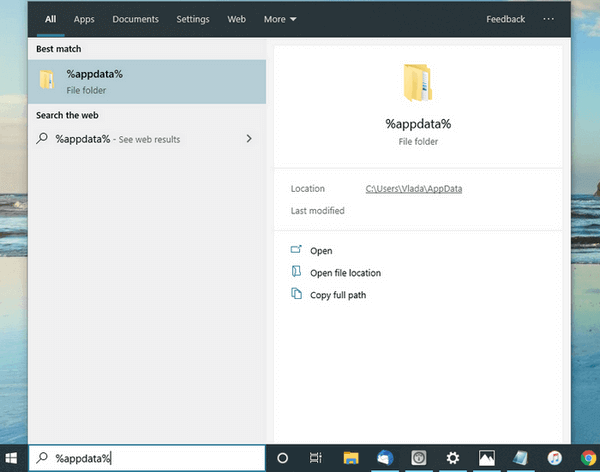how to find backups on pc step one