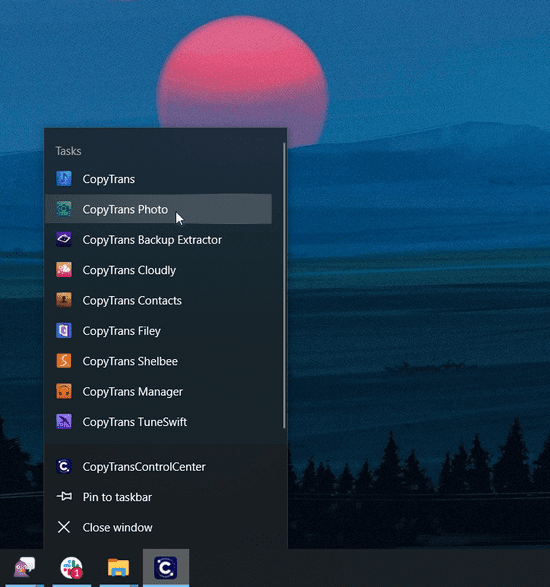 right click menu