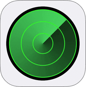 find my iphone radar icon logo