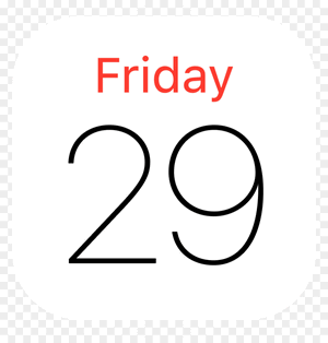 apple calendar app icon 2021