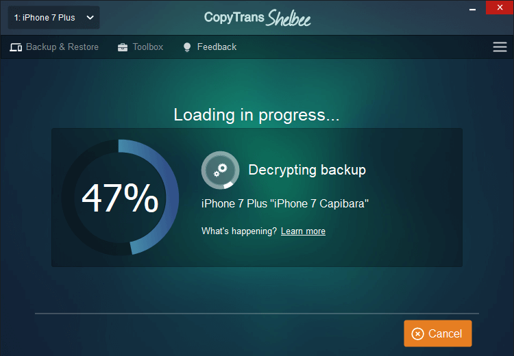 cts decryption is in process