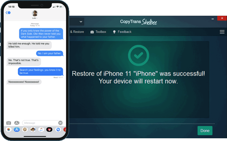 How to retrieve deleted messages on iPhone