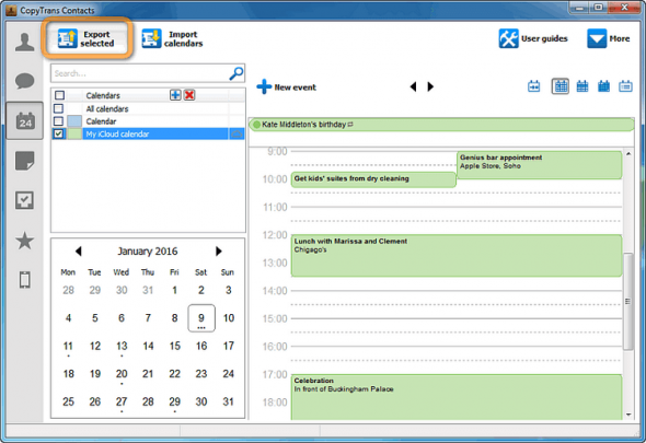 How do I sync my iCloud calendar with Outlook?