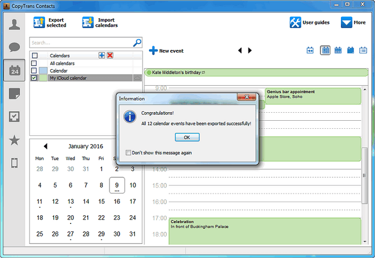 How do I sync my iCloud calendar with Outlook?