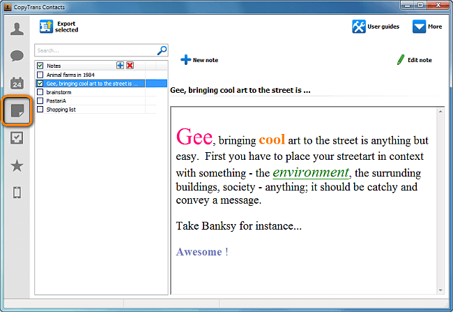 How To Export IPhone Notes To Outlook