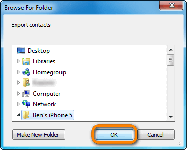 how to download contacts from iphone to computer