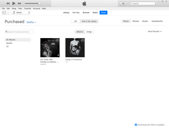 restore purchased songs on itunes