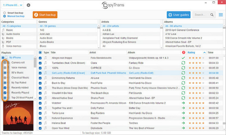 transferring playlists from ipod to itunes