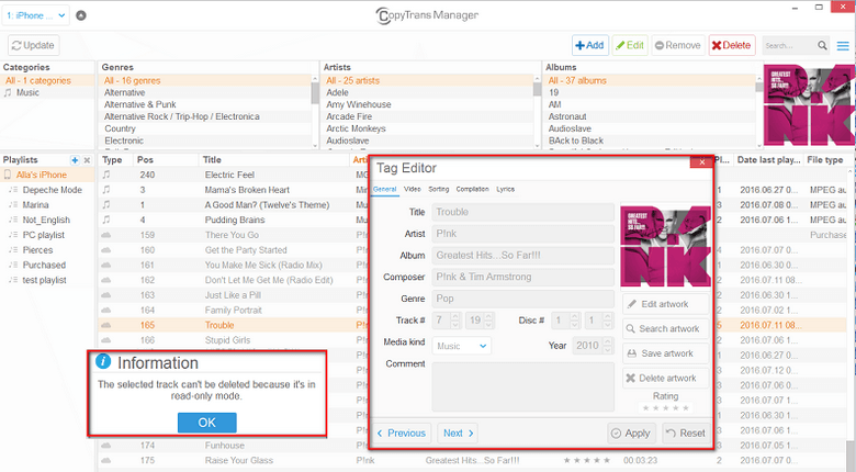 copytrans manager edit purchased tracks