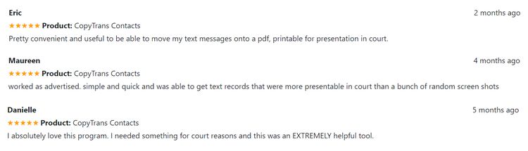 Can text messages be used in court