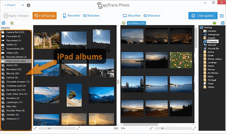 how to share photo album on iphone